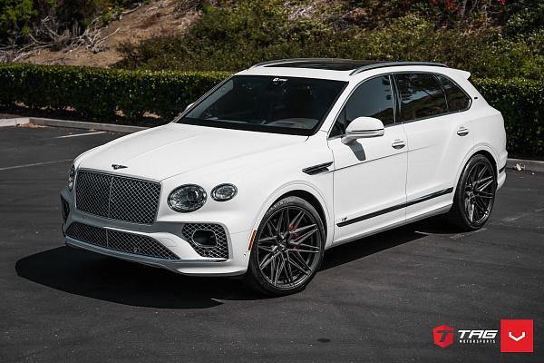 Фото дисков Vossen HF-7 Сатиновый графит на Bentley Bentayga