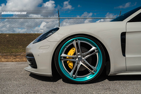 Фото дисков HRE S207H Сатиновый тонированный лак на Porsche Panamera II