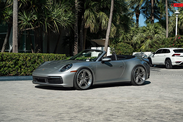 Фото дисков Anrky AN37 Глянцевый темный лак на Porsche 911 VIII
