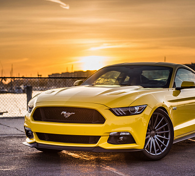 Фото дисков Vossen VFS-2 на Ford Mustang VI