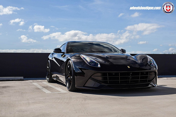 Фото дисков HRE S207 Черный сатин на Ferrari F12