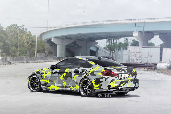 Фото дисков Strasse Wheels SV1 Deep Concave FS Черный матовый на BMW 4/M4 (F32/F82)
