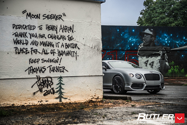 Фото дисков Vossen HF-1 Черный сатин на Bentley Continental GT II