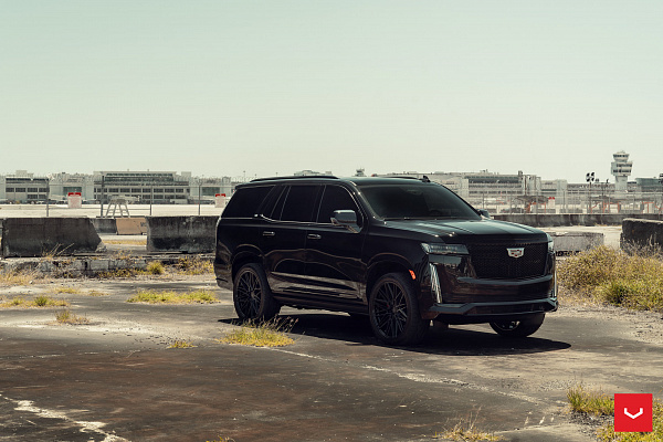 Фото дисков Vossen HF6-5 Черный глянец на Cadillac Escalade V