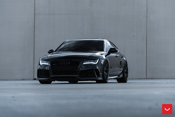 Фото дисков Vossen HF-5 Сатиновый графит на Audi A/RS 7 (4G)