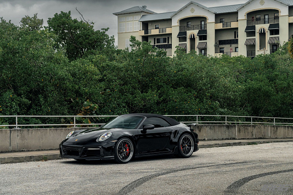 Фото дисков 1886 Wheels S007 Черный сатин на Porsche 911 VIII