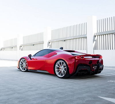 Фото дисков HRE P204 на Ferrari SF90