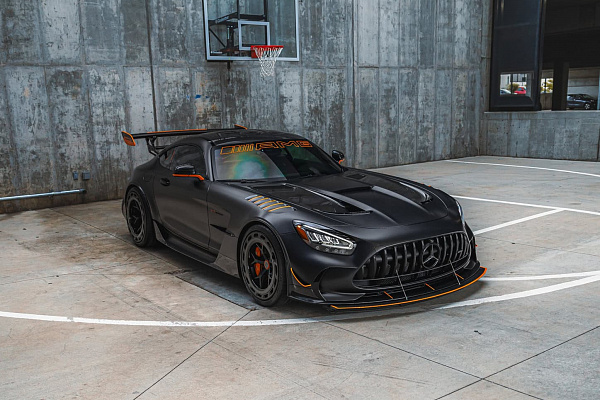 Фото дисков Brixton Forged PF7 Aerotech Черный сатин на Mercedes-Benz AMG GT I