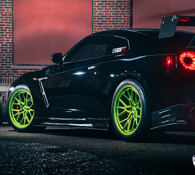 Фото дисков Vossen ML-X3 на Nissan GT-R
