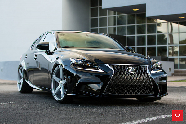Фото дисков Vossen CV3 Серебро на Lexus IS II