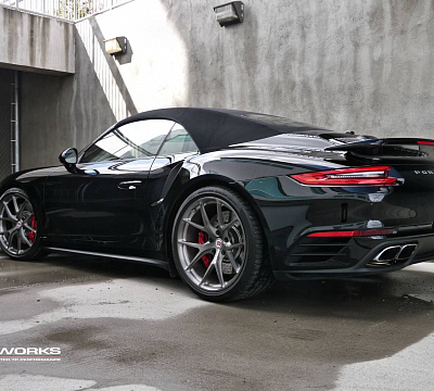 Фото дисков HRE P101 на Porsche 911 VII