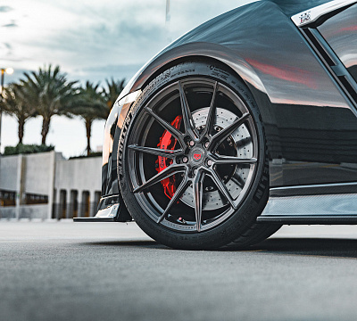 Фото дисков Vossen EVO-2R на Nissan GT-R