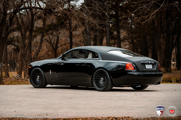 Фото дисков Vossen S17-13 Черный сатин на Rolls-Royce Wraith