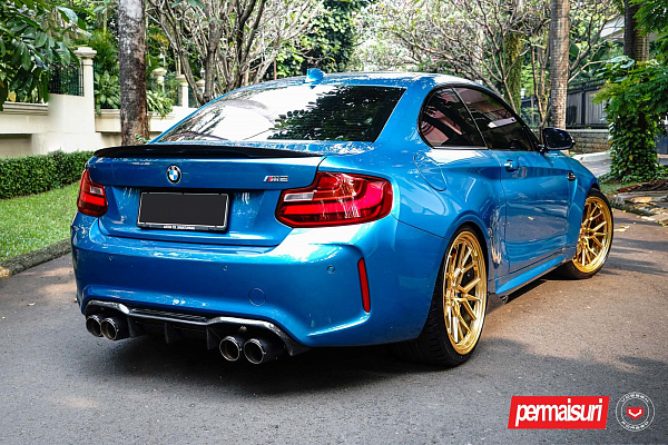 Фото дисков Vossen ML-X3 Глянцевое золото на BMW 2/M2 (F22/F87)