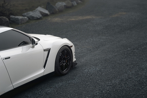 Фото дисков Rotiform RPS Черный сатин на Nissan GT-R