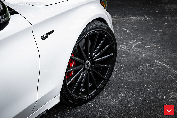 Фото дисков Vossen VFS-2 Черный глянец на Mercedes-Benz C-Class (W205)