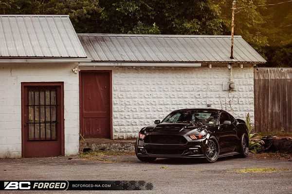 Фото дисков BC Forged LE81 // MLE81 Матовый графит на Ford Mustang VI