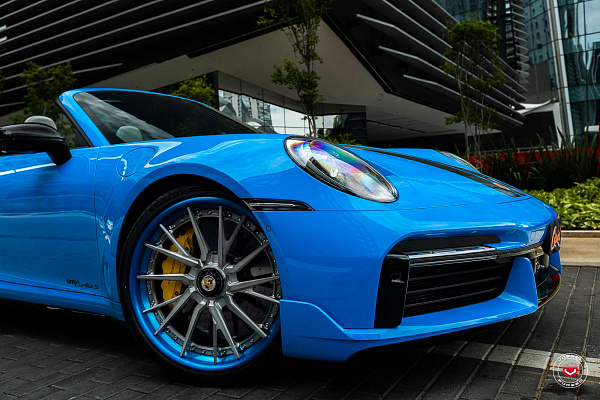Фото дисков Vossen M-X4T (3-Piece) Глянцевый тонированный лак на Porsche 911 VIII
