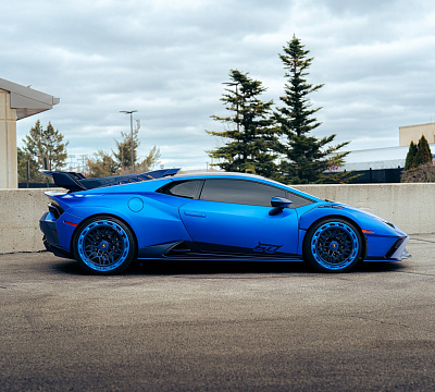 Фото дисков Brixton Forged FDE06 Aerotech на Lamborghini Huracan