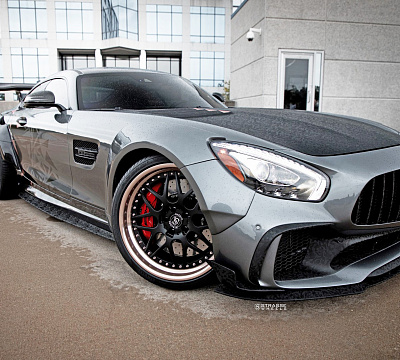 Фото дисков Strasse Wheels SV8 Performance на Mercedes-Benz AMG GT I