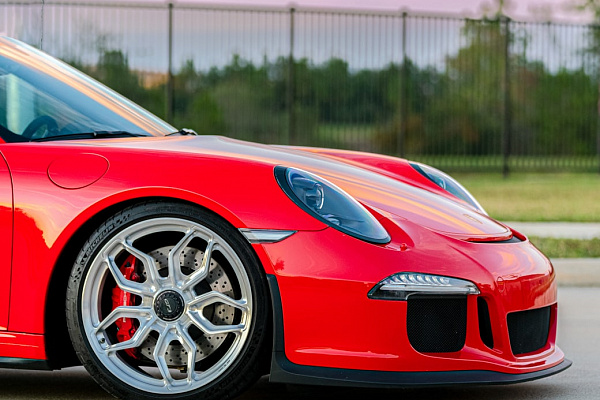 Фото дисков Brixton Forged PF9-RS Глянцевый лак на Porsche 911 VII