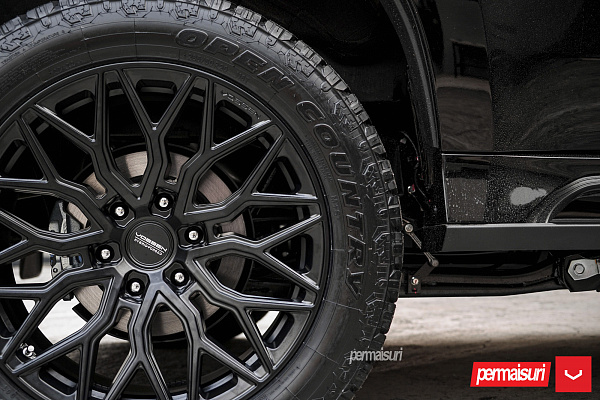 Фото дисков Vossen HF6-3 Черный сатин на Mitsubishi Pajero Sport III
