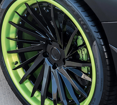 Фото дисков Savini SV64 на Lamborghini Aventador