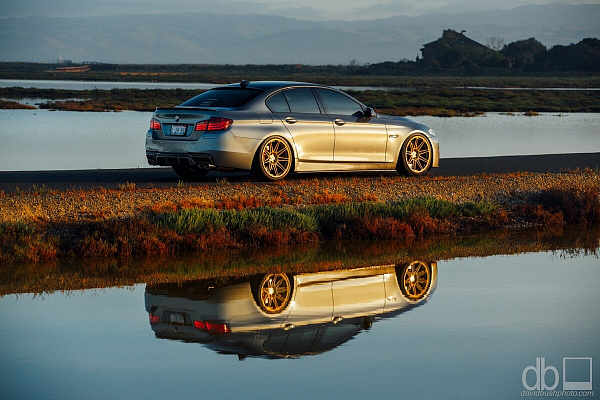 Фото дисков HRE 301M Сатиновое золото на BMW 5/M5 (F10)