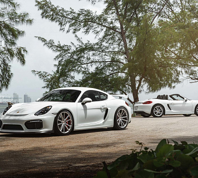 Фото дисков Vossen CG-203 на Porsche Cayman II