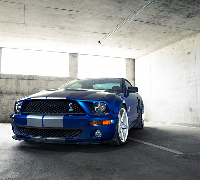 Фото дисков Vossen CV3 на Ford Mustang V