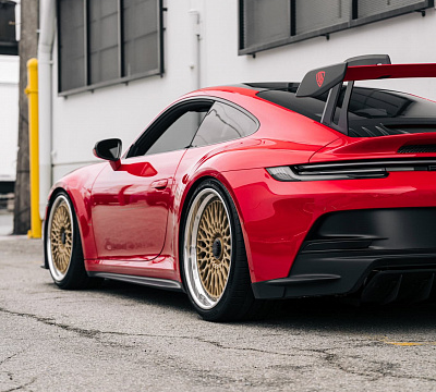 Фото дисков Brixton Forged TR20 на Porsche 911 VIII
