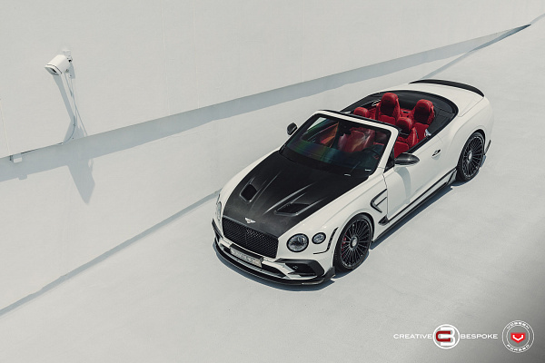Фото дисков Vossen S17-13 Черный глянец на Bentley Continental GT III