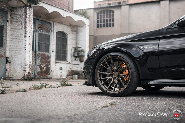 Фото дисков Vossen HF-4T Сатиновая бронза на Mercedes-Benz C-Class (W205)