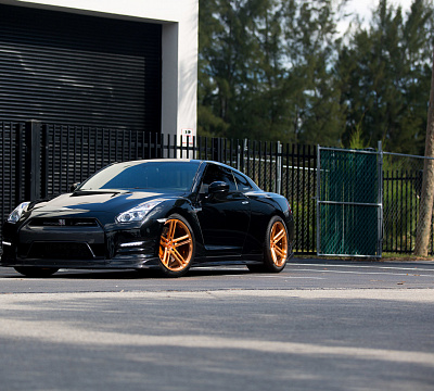 Фото дисков Vossen CG-202 на Nissan GT-R
