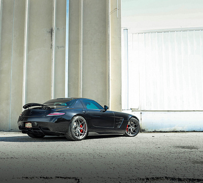 Фото дисков Brixton Forged PF7 на Mercedes-Benz SLS AMG