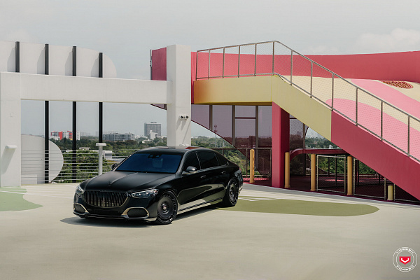 Фото дисков Vossen S21-13 Черный сатин на Mercedes-Benz S-Class (W223)