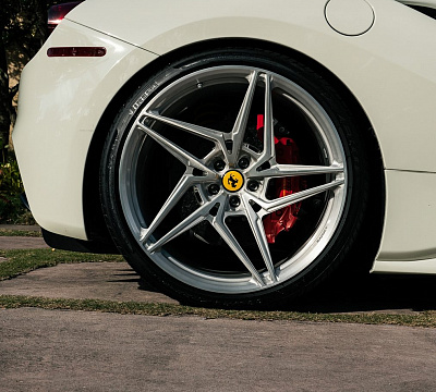 Фото дисков Anrky S1-X3 на Ferrari 488