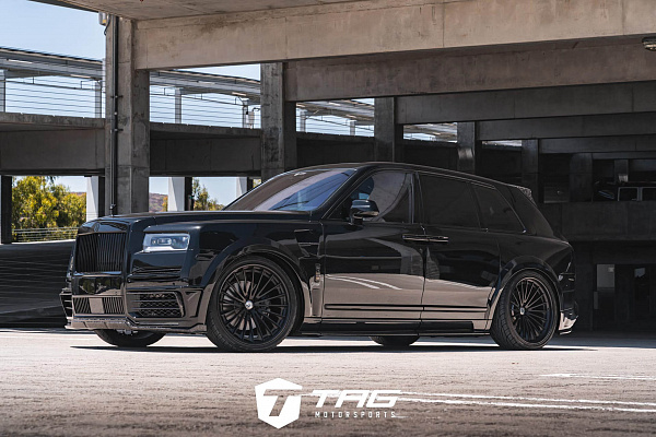 Фото дисков HRE S209H Черный сатин на Rolls-Royce Cullinan
