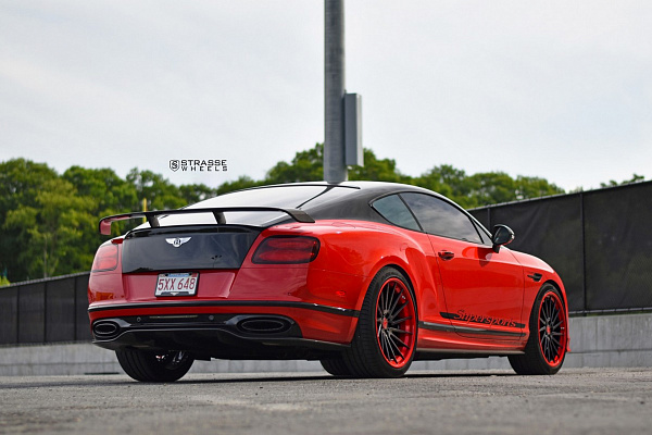 Фото дисков Strasse Wheels SV15T Deep Concave FS Другой цвет на Bentley Continental GT II