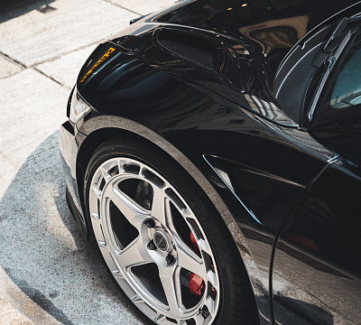 Фото дисков Brixton Forged TR05 AERO1 на Acura NSX II