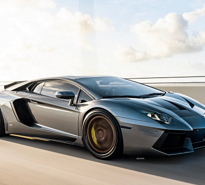 Фото дисков Strasse Wheels SV10M Track на Lamborghini Aventador
