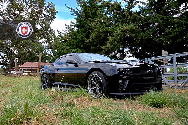Фото дисков HRE S101 Глянцевый графит на Chevrolet Camaro V