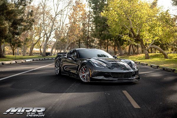 Фото дисков MRR FS01 Глянцевый тонированный лак на Chevrolet Corvette C7