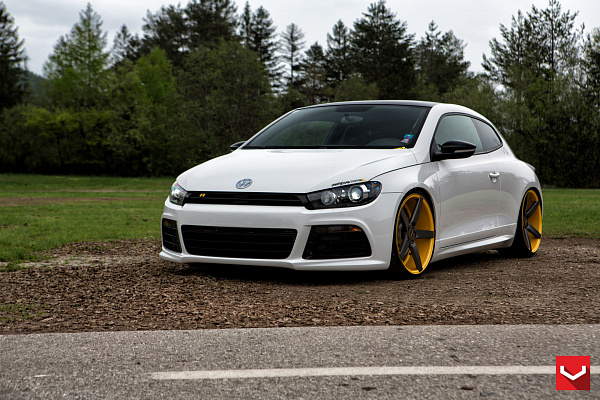 Фото дисков Vossen CV3 Другой цвет на Volkswagen Scirocco III