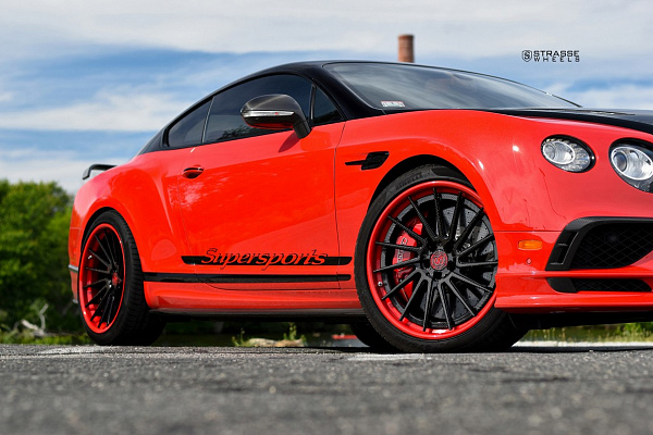 Фото дисков Strasse Wheels SV15T Deep Concave FS Другой цвет на Bentley Continental GT II