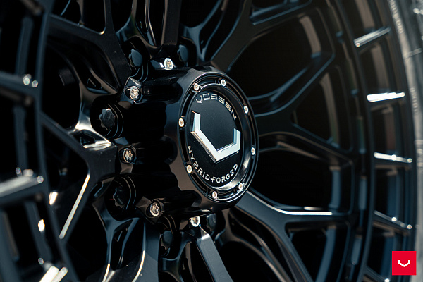 Фото дисков Vossen HFX-1 (8-Lug) Черный сатин на GMC Sierra IV