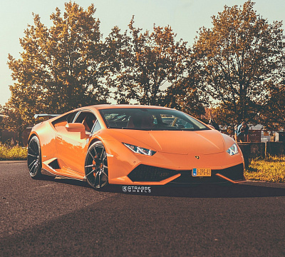 Фото дисков Strasse Wheels SV1 Deep Concave Monoblock на Lamborghini Huracan