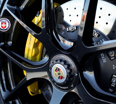Фото дисков HRE P101 на Porsche 911 VII