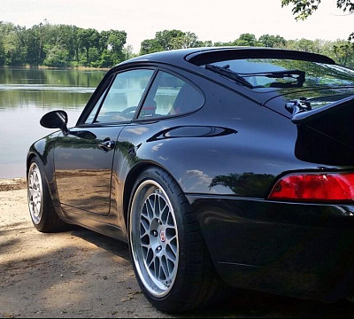 Фото дисков HRE 300 на Porsche 911 IV