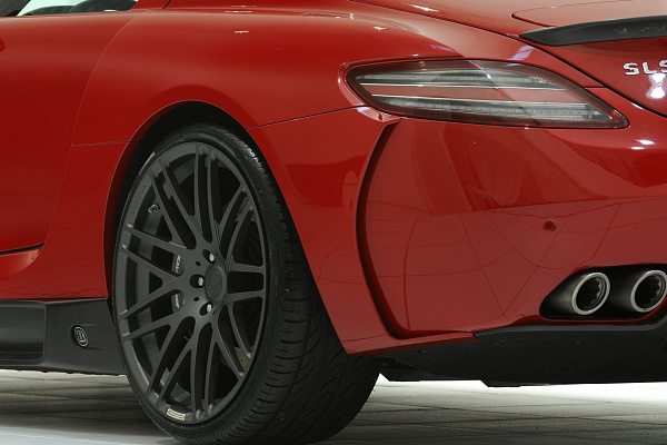 Фото дисков BRABUS Monoblock F (Platinum Edition) Матовый графит на Mercedes-Benz SLS AMG